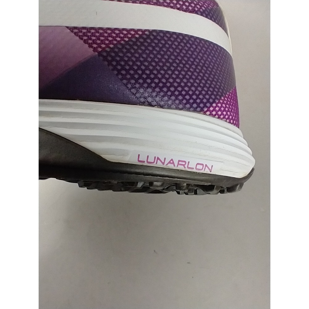 Nike Lunar Duet Sport Purple White Hyperfuse Golf Shoes Womens 10 484857-500 - Picture 13 of 14